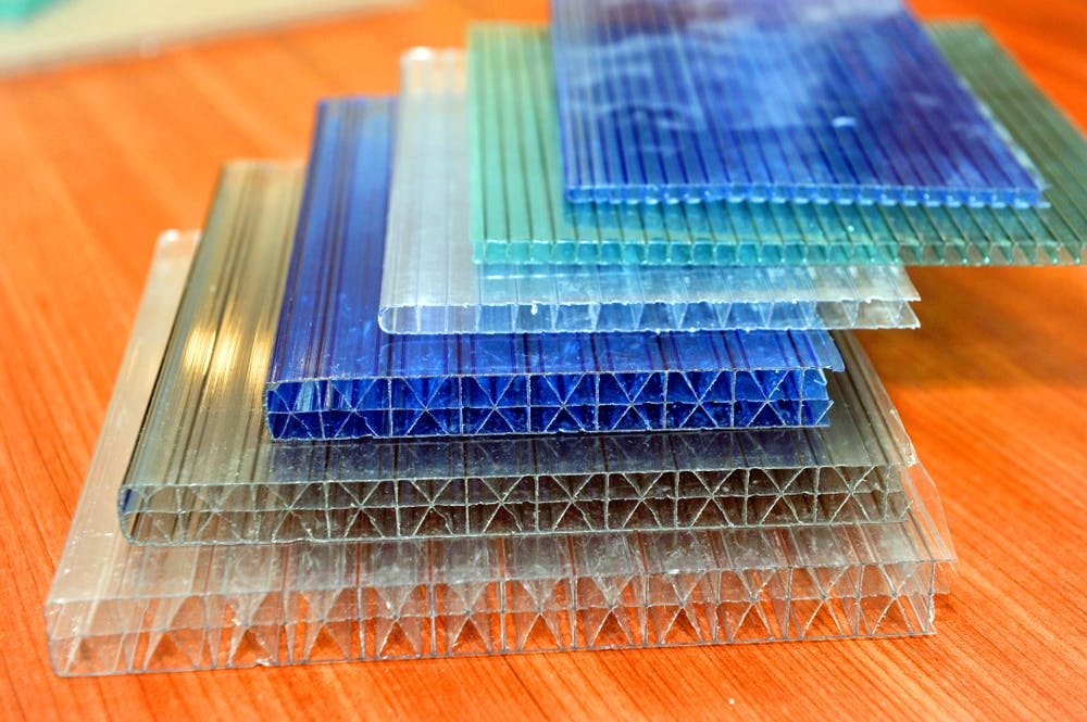 Polycarbonate sheets. Image Credit: Shutterstock.com/4level